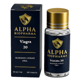 Viagra van Alpha BioPharma voorzijde