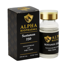 Sustanon van Alpha BioPharma voorzijde rechts